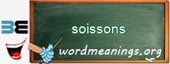WordMeaning blackboard for soissons